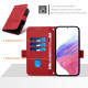 For Samsung Galaxy S24+ 5G Embossed Rose RFID Anti-theft Leather Phone Case(Red)