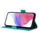 For Samsung Galaxy S24+ 5G Embossed Rose RFID Anti-theft Leather Phone Case(Light Blue)