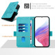 For Samsung Galaxy S24+ 5G Embossed Rose RFID Anti-theft Leather Phone Case(Light Blue)