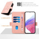 For Samsung Galaxy S24+ 5G Embossed Rose RFID Anti-theft Leather Phone Case(Pink)