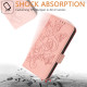 For Samsung Galaxy S24+ 5G Embossed Rose RFID Anti-theft Leather Phone Case(Pink)
