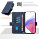 For Samsung Galaxy S24+ 5G Embossed Rose RFID Anti-theft Leather Phone Case(Dark Blue)