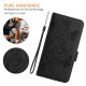 For Samsung Galaxy S24+ 5G Embossed Rose RFID Anti-theft Leather Phone Case(Black)