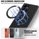 For Samsung Galaxy S24+ 5G MagSafe Rotation Holder PC + Leather Phone Case(White)
