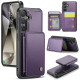 For Samsung Galaxy S24+ 5G JEEHOOD J05 Business Magnetic Style RFID Leather Phone Case(Purple)