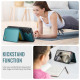 For Samsung Galaxy S24+ 5G JEEHOOD J05 Business Magnetic Style RFID Leather Phone Case(Blue Green)