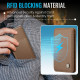 For Samsung Galaxy S24+ 5G JEEHOOD J05 Business Magnetic Style RFID Leather Phone Case(Brown)
