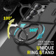 For Samsung Galaxy S24+ 5G Sliding Camshield Ring Holder Phone Case(Blue)