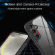 For Samsung Galaxy S24+ 5G Acrylic+TPU Transparent Shockproof Phone Case(Black)