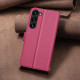 For Samsung Galaxy S23+ 5G Square Texture Leather Phone Case(Red)