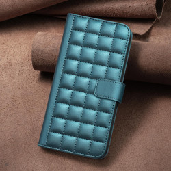 For Samsung Galaxy S24+ 5G Square Texture Leather Phone Case(Green)