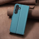 For Samsung Galaxy S24+ 5G Square Texture Leather Phone Case(Green)