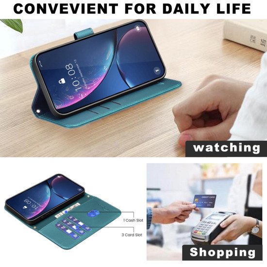 For Samsung Galaxy S24+ 5G Square Texture Leather Phone Case(Green)