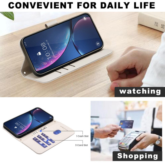 For Samsung Galaxy S24+ 5G Square Texture Leather Phone Case(Beige)