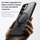 For Samsung Galaxy S24+ 5G Transparent MagSafe Magnetic Rotating Ring Holder Phone Case(Blue)