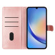 For Samsung Galaxy S24+ 5G Butterflies and Flowers Leather Phone Case(Rose Gold)
