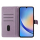 For Samsung Galaxy S24+ 5G Butterflies and Flowers Leather Phone Case(Purple)