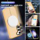 For Samsung Galaxy S24+ 5G MagSafe Magnetic Skin Feel Frosted Phone Case(Orange)