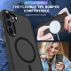 For Samsung Galaxy S24+ 5G MagSafe Magnetic Skin Feel Frosted Phone Case(Black)