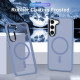 For Samsung Galaxy S24+ 5G MagSafe Magnetic Skin Feel Frosted Phone Case(Light Blue)