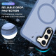 For Samsung Galaxy S24+ 5G MagSafe Magnetic Skin Feel Frosted Phone Case(Light Blue)