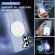 For Samsung Galaxy S24+ 5G MagSafe Magnetic Skin Feel Frosted Phone Case(Light Blue)