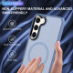 For Samsung Galaxy S24+ 5G MagSafe Magnetic Skin Feel Frosted Phone Case(Light Blue)