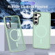 For Samsung Galaxy S24+ 5G MagSafe Magnetic Skin Feel Frosted Phone Case(Light Green)