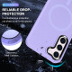 For Samsung Galaxy S24+ 5G MagSafe Magnetic Skin Feel Frosted Phone Case(Light Purple)