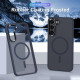For Samsung Galaxy S24+ 5G MagSafe Magnetic Skin Feel Frosted Phone Case(Dark Blue)