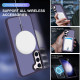 For Samsung Galaxy S24+ 5G MagSafe Magnetic Skin Feel Frosted Phone Case(Dark Purple)