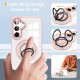 For Samsung Galaxy S24+ 5G Magnetic Rotating Ring Holder Phone Case(Pink)