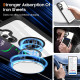 For Samsung Galaxy S24+ 5G Magnetic Rotating Ring Holder Phone Case(Black)