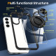 For Samsung Galaxy S24+ 5G Magnetic Rotating Ring Holder Phone Case(Black)