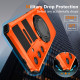 For Samsung Galaxy S24+ 5G Rotating Magnetic Holder Phone Case(Orange)