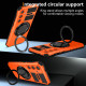 For Samsung Galaxy S24+ 5G Rotating Magnetic Holder Phone Case(Orange)