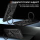For Samsung Galaxy S24+ 5G Rotating Magnetic Holder Phone Case(Black)