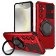 For Samsung Galaxy S24+ 5G Rotating Magnetic Holder Phone Case(Red)