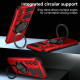 For Samsung Galaxy S24+ 5G Rotating Magnetic Holder Phone Case(Red)