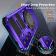 For Samsung Galaxy S24+ 5G Rotating Magnetic Holder Phone Case(Purple)