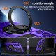 For Samsung Galaxy S24+ 5G Rotating Magnetic Holder Phone Case(Purple)
