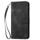 For Samsung Galaxy S24+ 5G YX0080 Grid Butterfly Embossed Pattern Flip Leather Phone Case with Lanyard(Black)