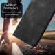For Samsung Galaxy S24+ 5G YX0080 Grid Butterfly Embossed Pattern Flip Leather Phone Case with Lanyard(Black)