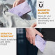 For Samsung Galaxy S24+ 5G YX0080 Grid Butterfly Embossed Pattern Flip Leather Phone Case with Lanyard(Light Purple)