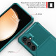 For Samsung Galaxy S24+ 5G Magnetic Wallet Card Bag Leather Phone Case(Cyan)