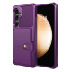 For Samsung Galaxy S24+ 5G Magnetic Wallet Card Bag Leather Phone Case(Purple)