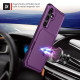 For Samsung Galaxy S24+ 5G Magnetic Wallet Card Bag Leather Phone Case(Purple)