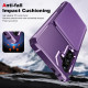 For Samsung Galaxy S24+ 5G Vertical Flip Card Bag Holder Leather Phone Case(Purple)