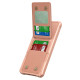For Samsung Galaxy S24+ 5G Vertical Flip Card Bag Holder Leather Phone Case(Rose Gold)