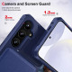 For Samsung Galaxy S24+ 5G Vertical Flip Card Bag Holder Leather Phone Case(Dark Blue)